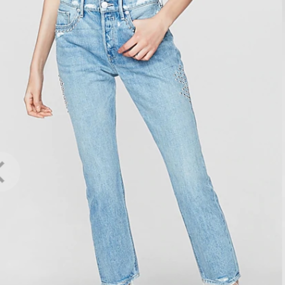 High Waisted Vintage Skinny Ankle